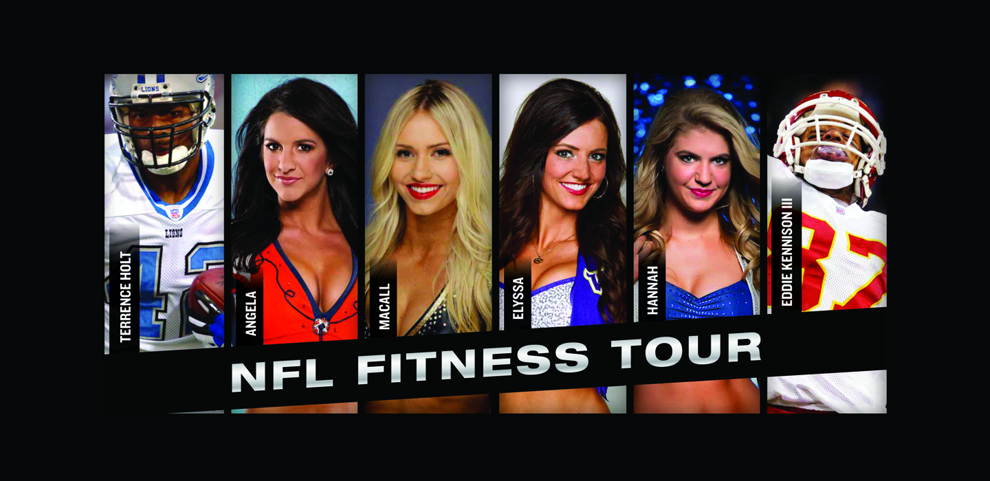 Former NFL Players and Cheerleaders tour to help inspire physical fitness in the military.Get Fit With the NFL